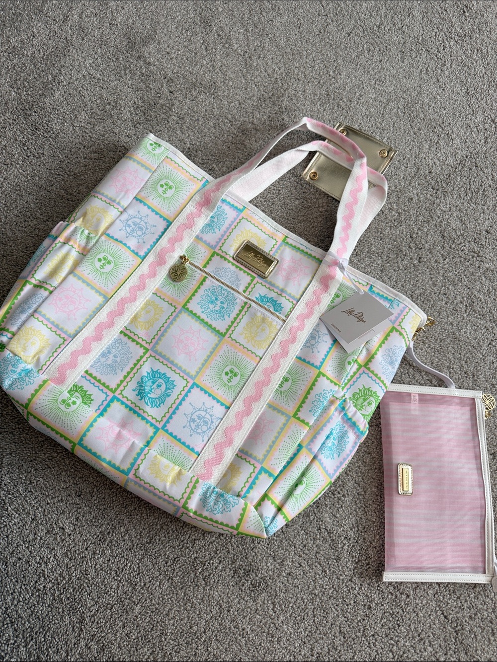 Lilly Pulitzer Sun Tiles Cooler Bag